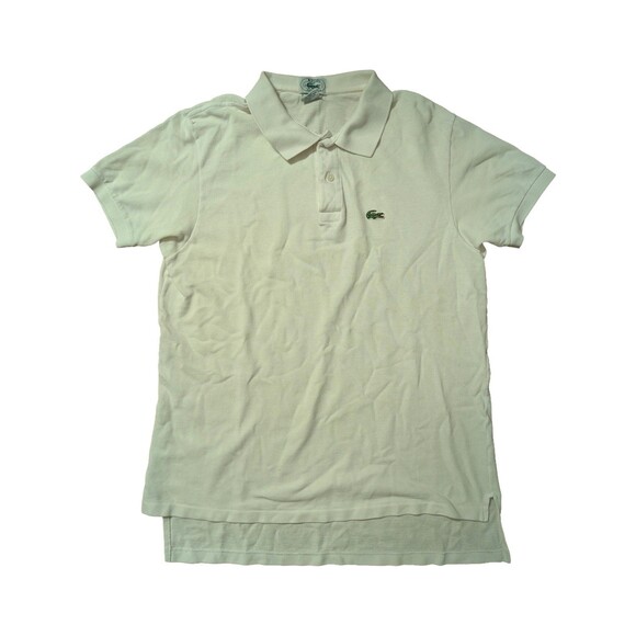Vintage Izod Lacoste Polo Shirt Mens Large White Patron Alligator USA 80s - Picture 1 of 8